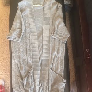 Grey cardigan